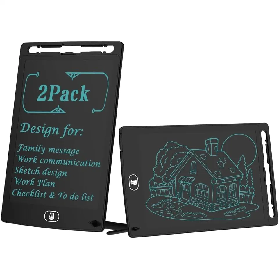 2 Pack 8.5 Inch LCD Writing Tablet for To Do List at Home Office Kitchen, Communication Tool for Deaf and Mute
2 Pack 8.5 Inch LCD Writing Tablet for To Do List at Home Office Kitchen, Communication Tool for Deaf and Mute