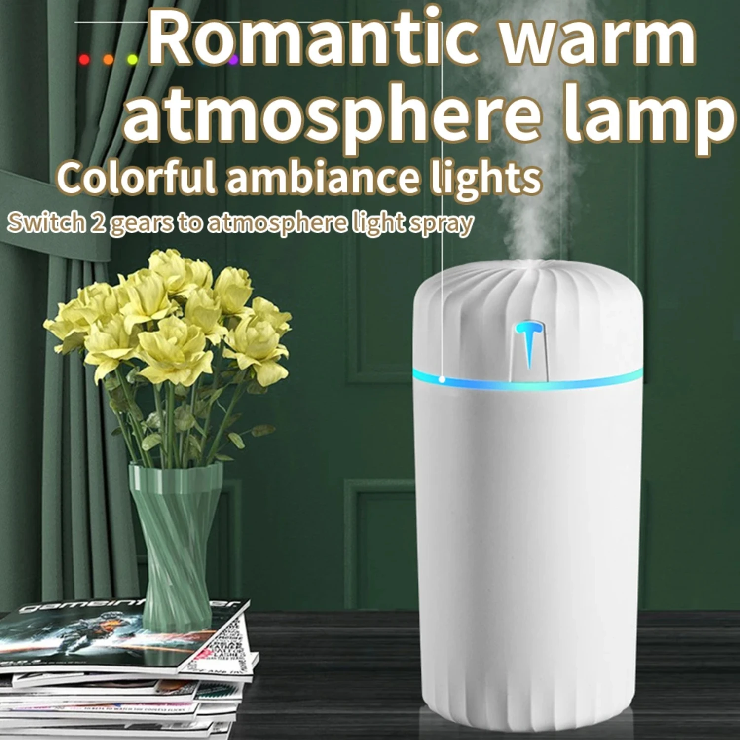 Air Humidifier 450ml Portable Oil Humidificador Car USB Charging Cool Sprayer Purifier with Soft Night Light
Air Humidifier 450ml Portable Oil Humidificador Car USB Charging Cool Sprayer Purifier with Soft Night Light