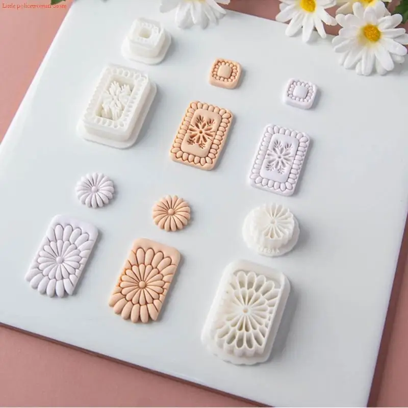 F92D Cartoon Bohemian Flower Clay Earring Molds Craft Tools For Jewelry Art Projects
F92D Cartoon Bohemian Flower Clay Earring Molds Craft Tools For Jewelry Art Projects