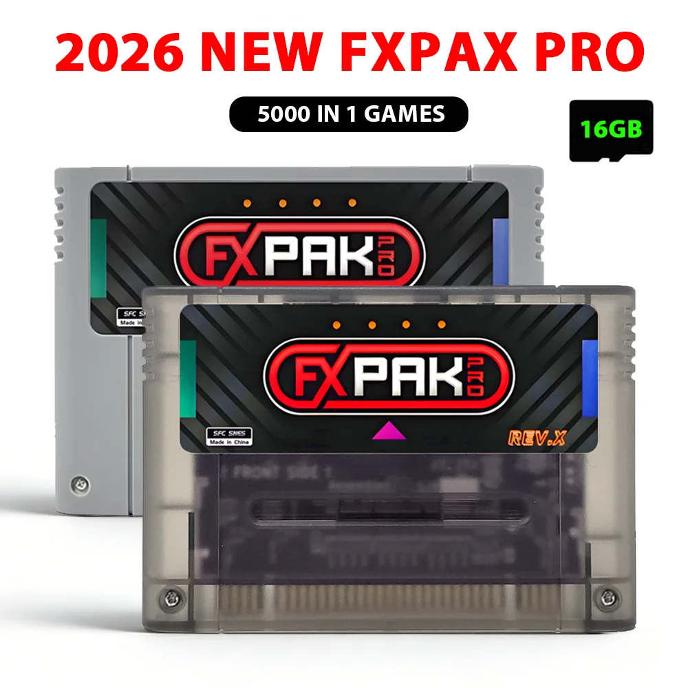 Новый игровой картридж FXPAK Pro SFC/SNES SD2 Rev.Z, версия 5000 в 1, флеш-карта для 16-битных игровых консолей Super Famicom JP/EU/US.
Новый игровой картридж FXPAK Pro SFC/SNES SD2 Rev.Z, версия 5000 в 1, флеш-карта для 16-битных игровых консолей Super Famicom JP/EU/US.