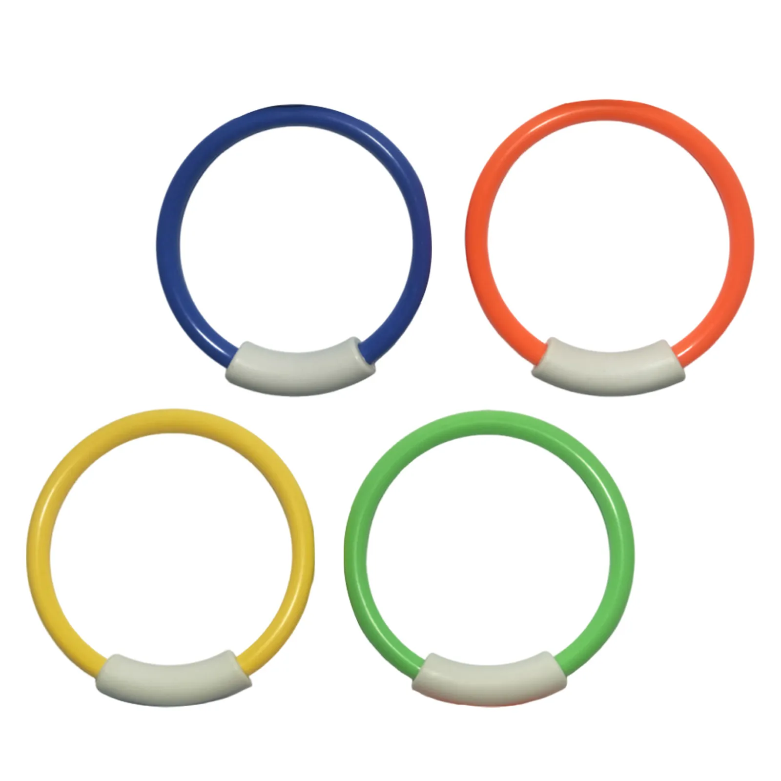 4Pcs Colorful Diving Rings Underwater Swimming Training Tool Orange Green Yellow Blue Beginner Swimming Diving Grab Ring
4Pcs Colorful Diving Rings Underwater Swimming Training Tool Orange Green Yellow Blue Beginner Swimming Diving Grab Ring