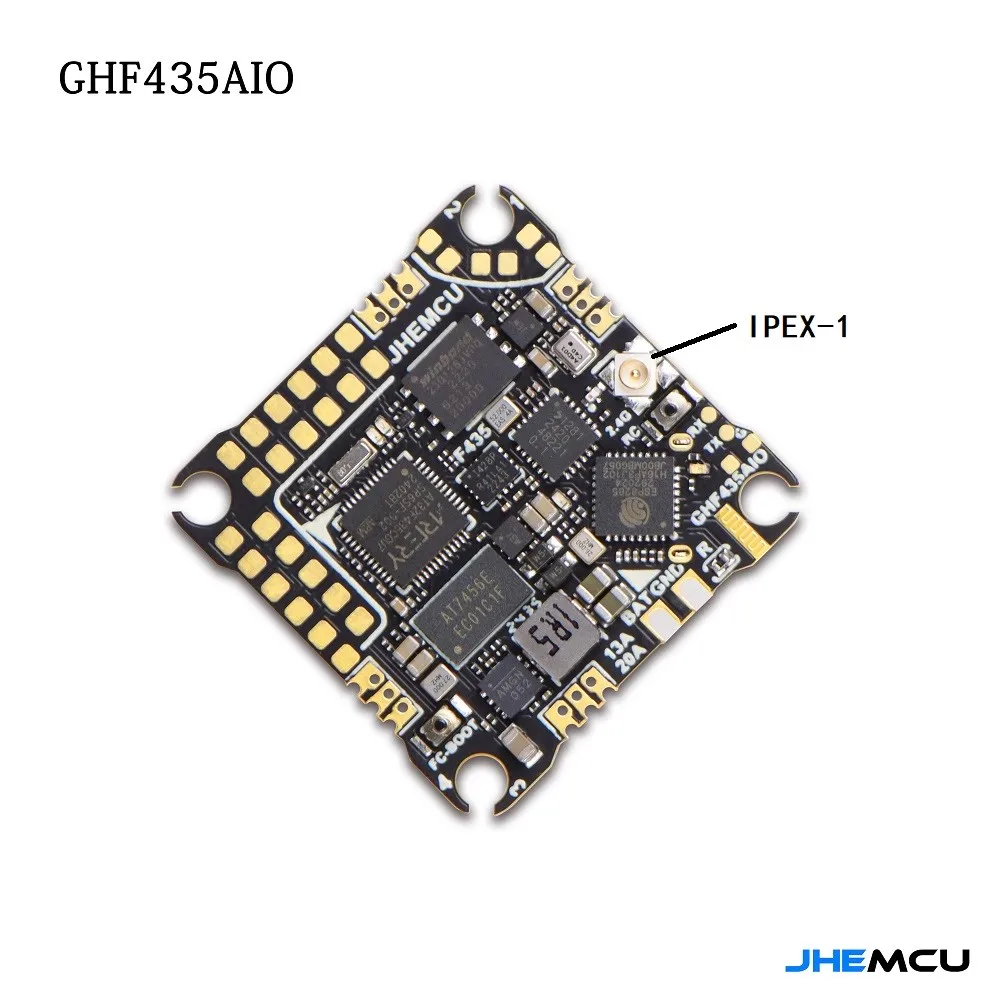 JHEMCU GHF435AIO V2 FC / 20A ESC /2.4G ELRS RX / OSD 4IN1 25.5X25.5MM For FPV Racing Drone
JHEMCU GHF435AIO V2 FC / 20A ESC /2.4G ELRS RX / OSD 4IN1 25.5X25.5MM For FPV Racing Drone