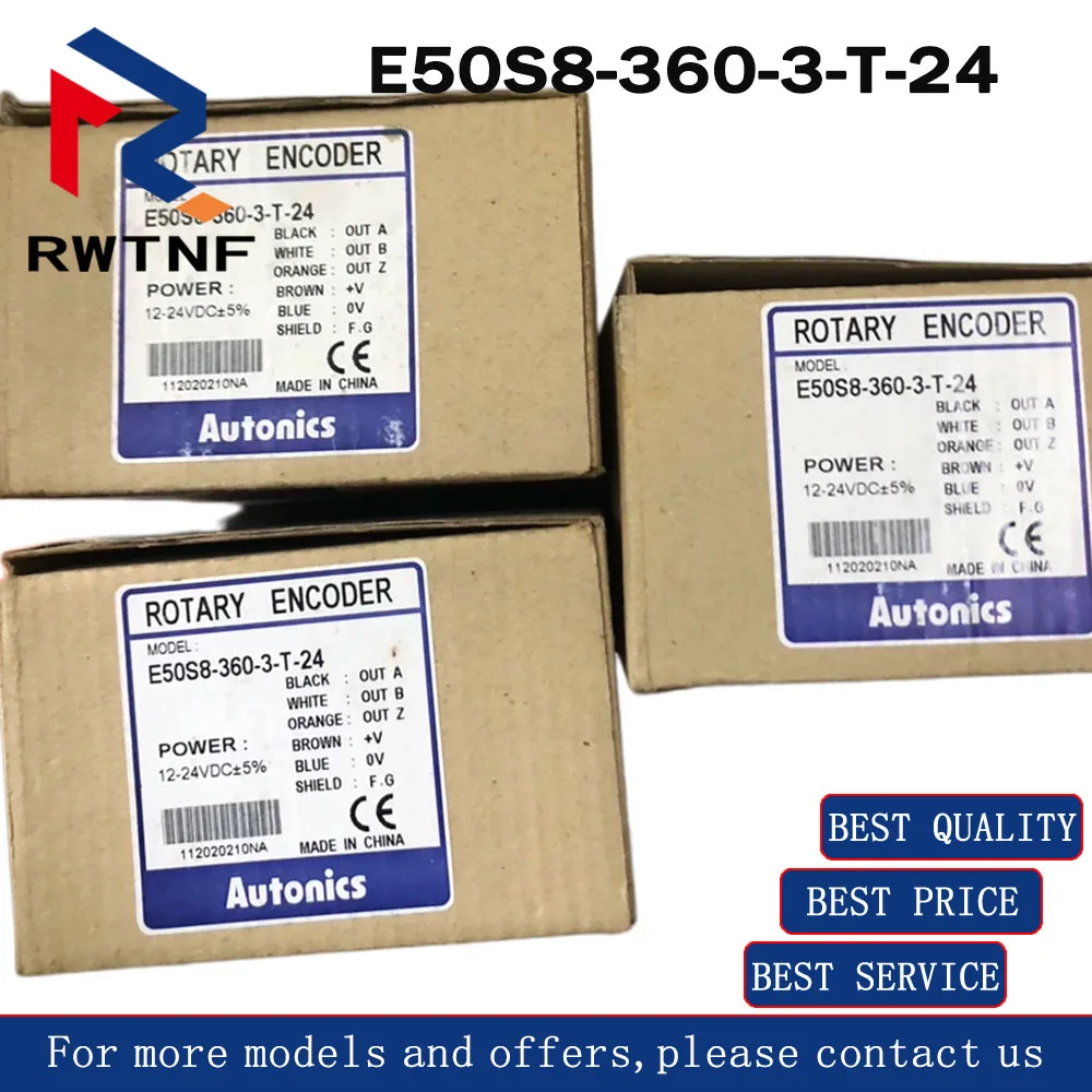 Brand New Genuine E50S8-360-3-T-24 AUTONICS Rotary encoder,100% original warehouse stock
Brand New Genuine E50S8-360-3-T-24 AUTONICS Rotary encoder,100% original warehouse stock