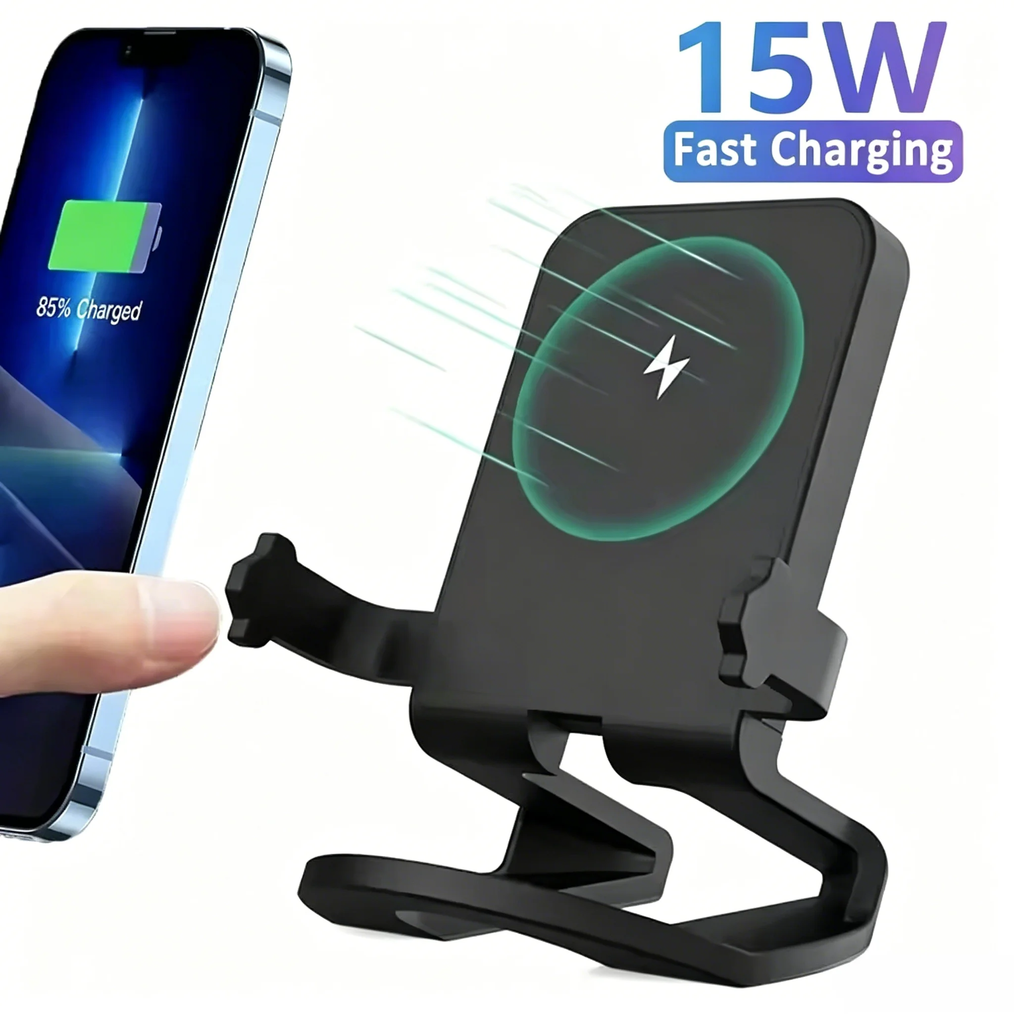 Magnetic Fast Charging Station 15W Wireless Charger Desktop Fold Smart Phone Holder Charge For Magsafe iPhone 16 15 14 13 12 Pro
Magnetic Fast Charging Station 15W Wireless Charger Desktop Fold Smart Phone Holder Charge For Magsafe iPhone 16 15 14 13 12 Pro