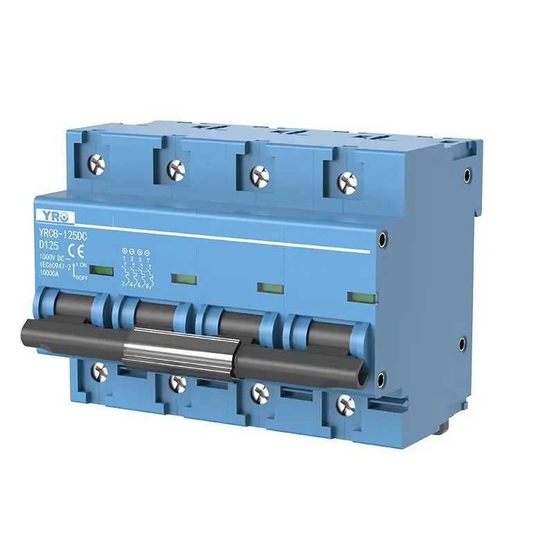 CE Certified Photovoltaic DC Miniature Circuit Breaker YRCB-125DC 125A Solar Air Switch 1000V
CE Certified Photovoltaic DC Miniature Circuit Breaker YRCB-125DC 125A Solar Air Switch 1000V