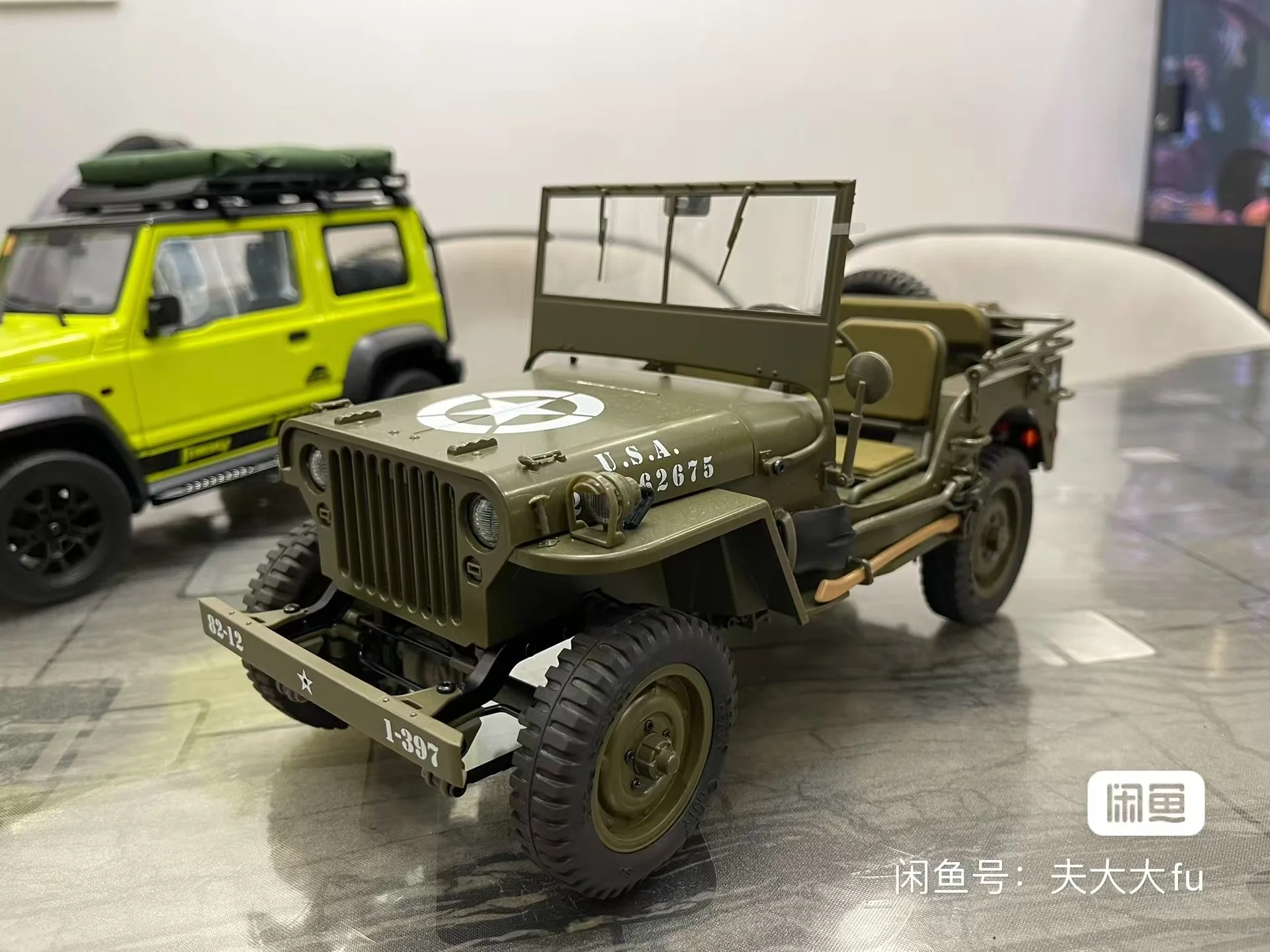 1:12 1941 для Willys Mb Scaler Willys Jeep 2,4 г 4wd Rtr Гусеничные весы для скалолазания Военный грузовик Багги Радиоуправляемая модель автомобиля для взрослых и детей
1:12 1941 для Willys Mb Scaler Willys Jeep 2,4 г 4wd Rtr Гусеничные весы для скалолазания Военный грузовик Багги Радиоуправляемая модель автомобиля для взрослых и детей