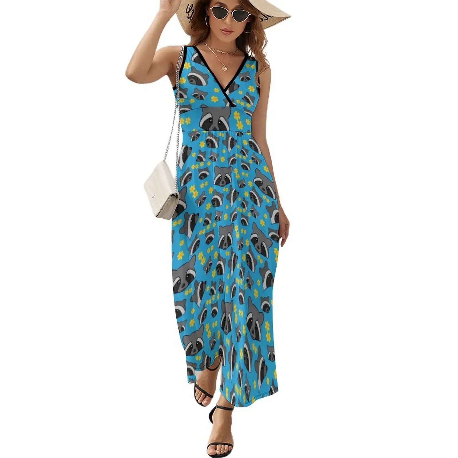 Raccoons and Flowers Print Short-Sleeved Dress women dress wedding dresses for woman
Raccoons and Flowers Print Short-Sleeved Dress women dress wedding dresses for woman