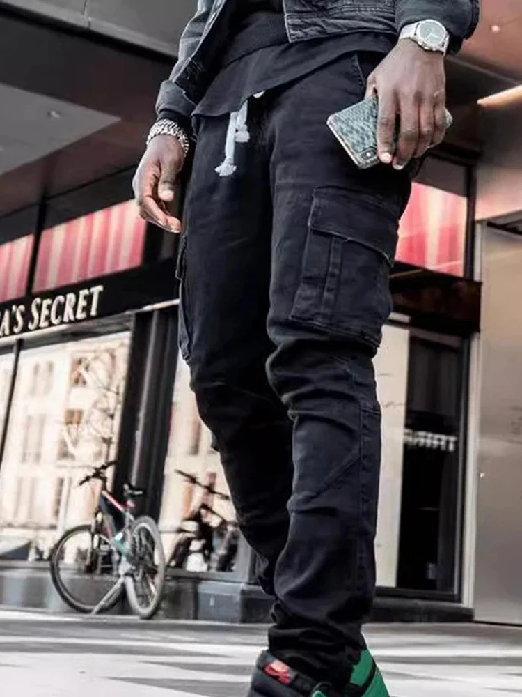 Men’s Stylish Denim Cargo Jeans Pant With Durable Multiple Pockets! Light Blue Black Options For Trendy Utility Casual Trousers
Men’s Stylish Denim Cargo Jeans Pant With Durable Multiple Pockets! Light Blue Black Options For Trendy Utility Casual Trousers