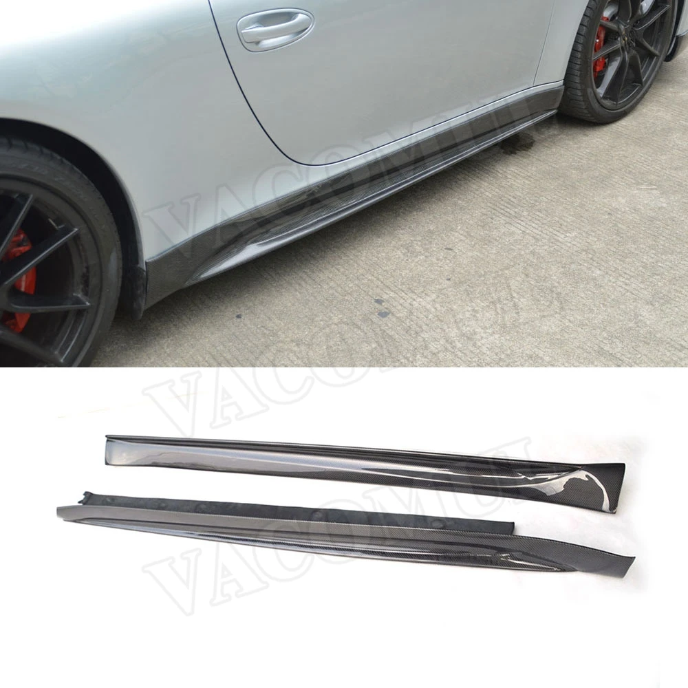 VACOMUL Carbon Fiber Side Skirts Aprons fit for Porsche 911 991 GT3 Carrera 2012-2015 V Style Door Bumper Guard Car Styling 
VACOMUL Carbon Fiber Side Skirts Aprons fit for Porsche 911 991 GT3 Carrera 2012-2015 V Style Door Bumper Guard Car Styling