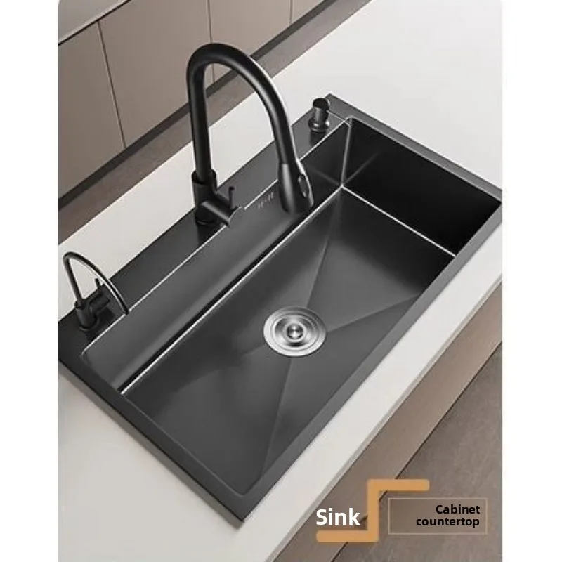 Кухонная раковина из нержавеющей стали, большой встроенный смеситель, раковина, раковина со сливной корзиной, дозатор мыла
Кухонная раковина из нержавеющей стали, большой встроенный смеситель, раковина, раковина со сливной корзиной, дозатор мыла