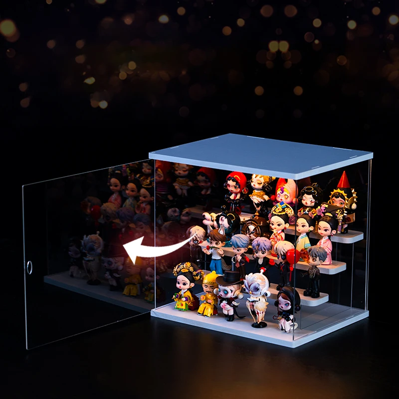 Акриловая витрина с дверцей для коллекционеров (бластеров), моделей автомобилей, прозрачный пылезащитный чехол, подсветка, 1-4 яруса
Акриловая витрина с дверцей для коллекционеров (бластеров), моделей автомобилей, прозрачный пылезащитный чехол, подсветка, 1-4 яруса