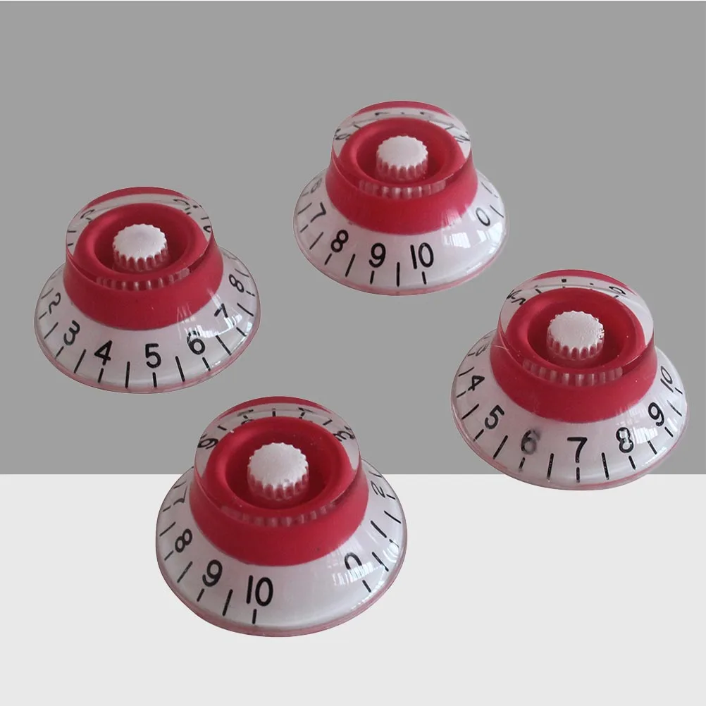 4 PCS/Set Guitar Volume Knob Cap Chrome Dial Effect Radio Control Knobs Controller Red
4 PCS/Set Guitar Volume Knob Cap Chrome Dial Effect Radio Control Knobs Controller Red