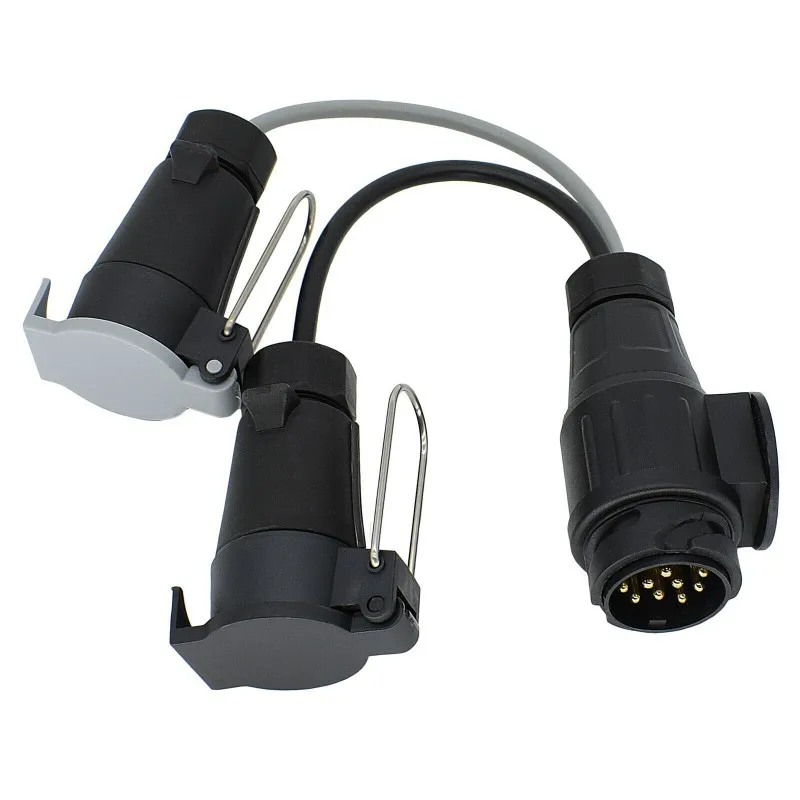 4PCS 13-pin to 7-pin 12N12S connection converter, cable car plug socket conversion
4PCS 13-pin to 7-pin 12N12S connection converter, cable car plug socket conversion