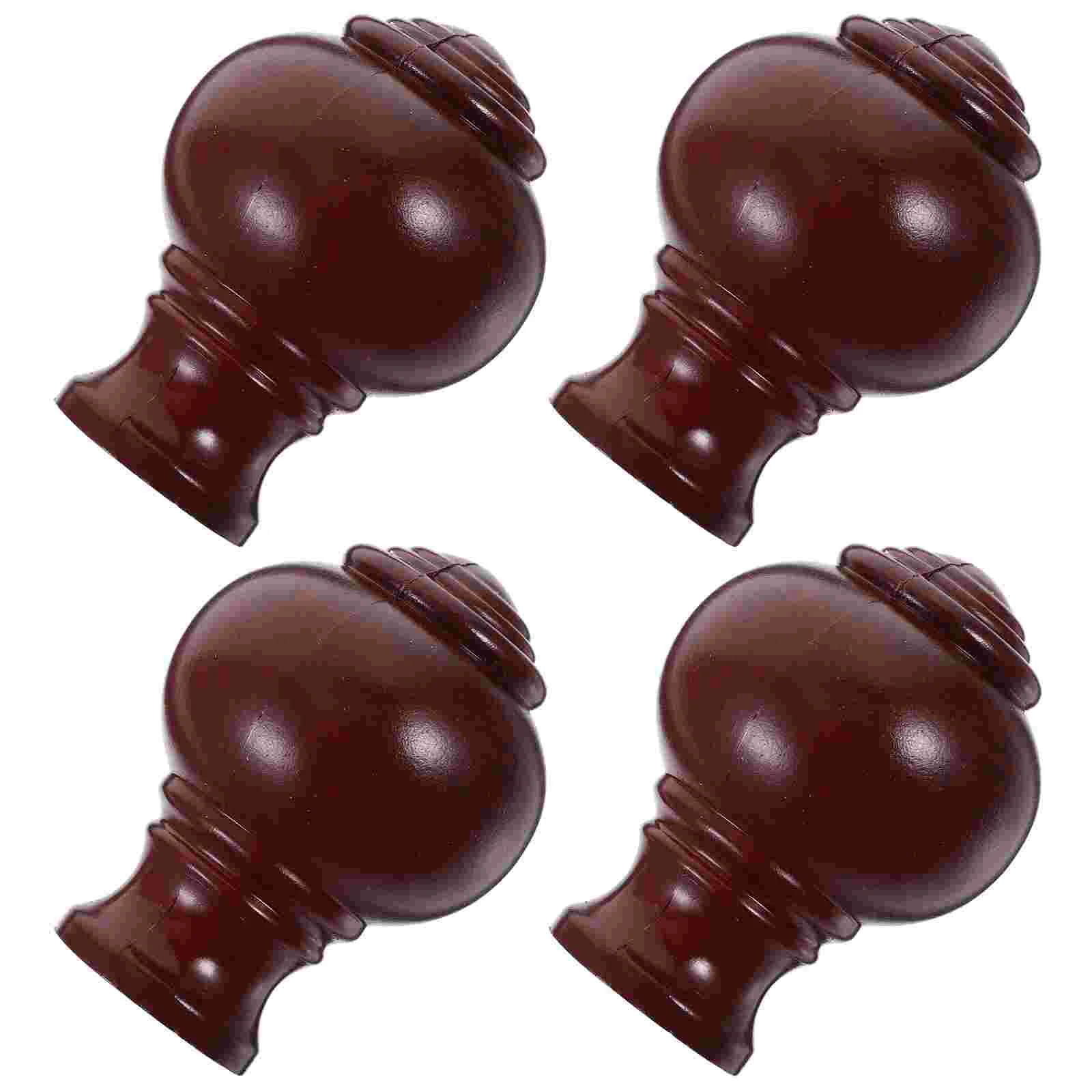 Knobs Home Decoration Hat Finials for Curtain Rod End Window Accessories Hooks Black
Knobs Home Decoration Hat Finials for Curtain Rod End Window Accessories Hooks Black