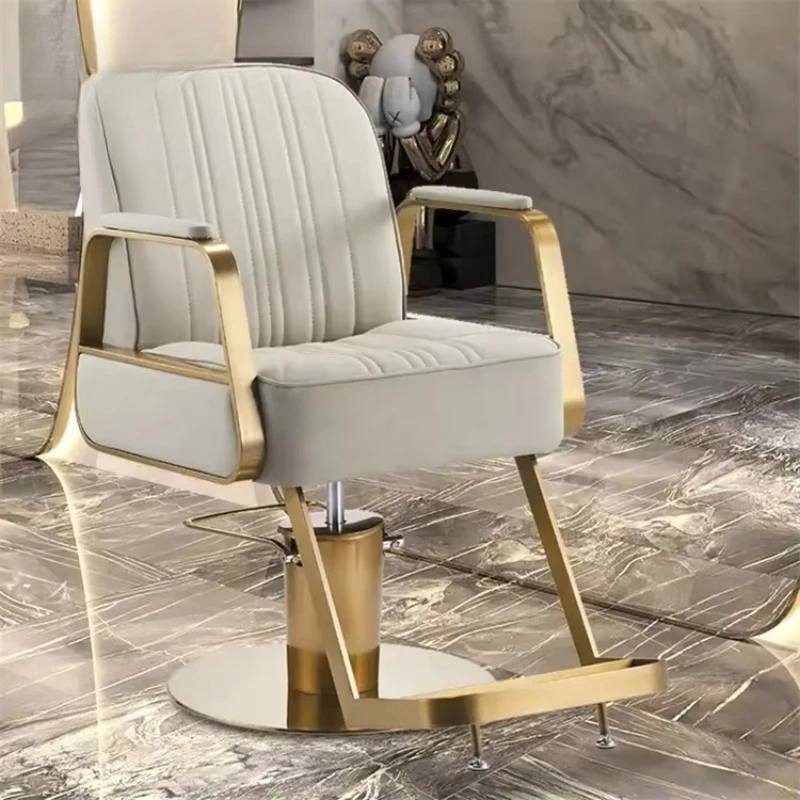 Gold Silver Gold Black Barber Chair Salon Hairdressing Chair Spacious Cushion High Quality Hydraulic Pump
Gold Silver Gold Black Barber Chair Salon Hairdressing Chair Spacious Cushion High Quality Hydraulic Pump
