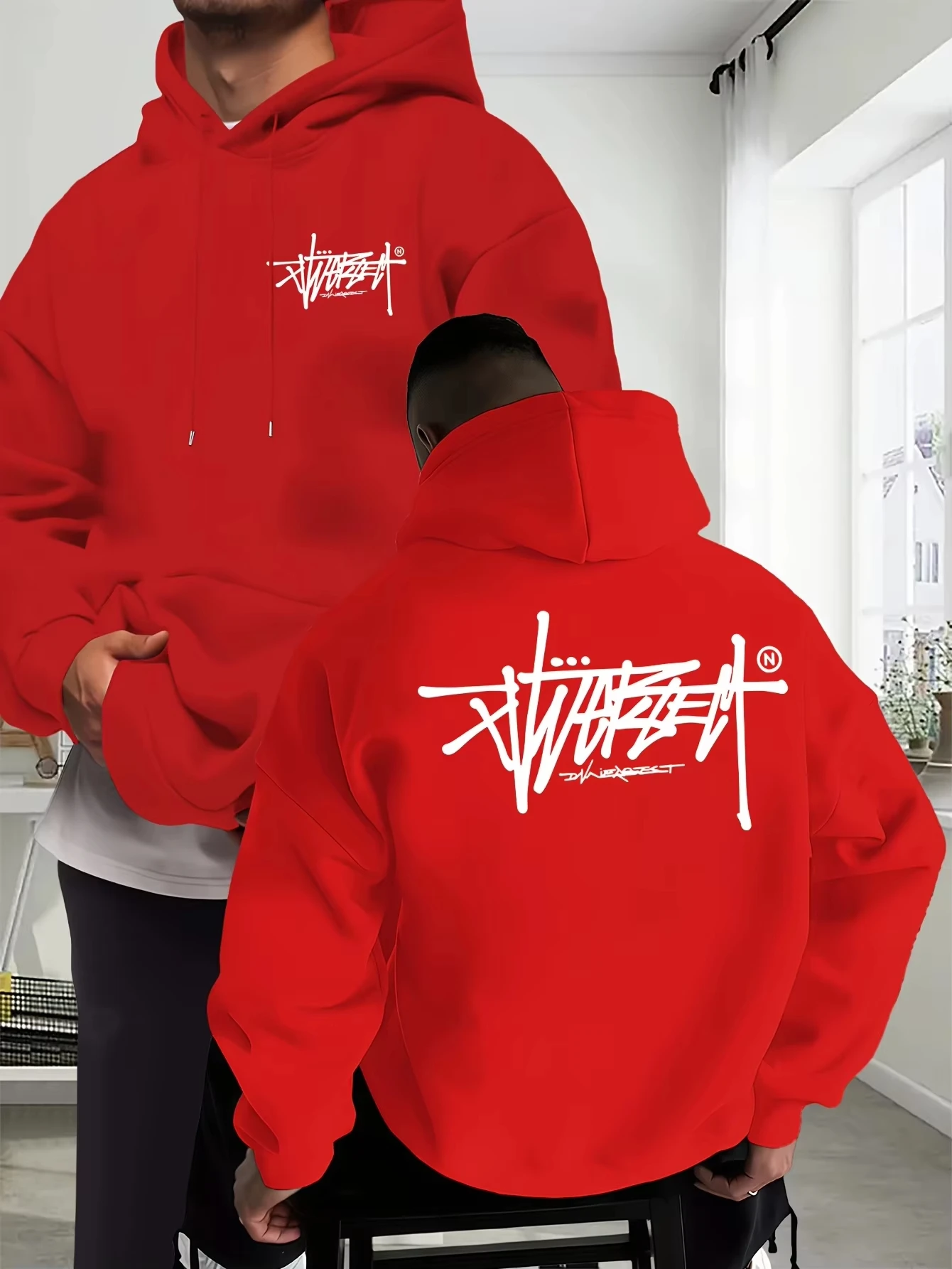 2026 new design printed men's and women's hooded sports shirt, autumn and winter casual, relaxed and warm sports top
2026 new design printed men's and women's hooded sports shirt, autumn and winter casual, relaxed and warm sports top
