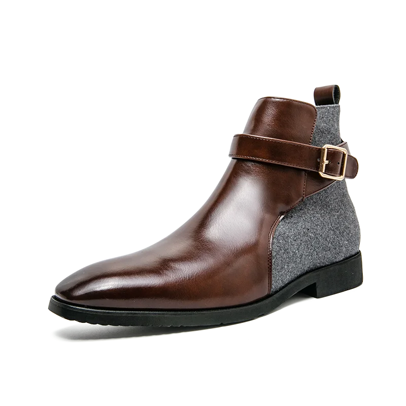 Men High Top Boots PU Splicing Retro Classic Bare Boots Comfortable Business Men Boots Sizes 38-46
Men High Top Boots PU Splicing Retro Classic Bare Boots Comfortable Business Men Boots Sizes 38-46