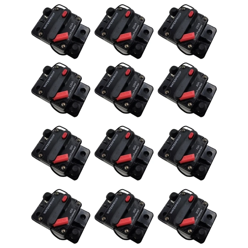 T3LF Transparent Case Automotive 30A to 300A Manual Reset For Overload In Boats And RVs