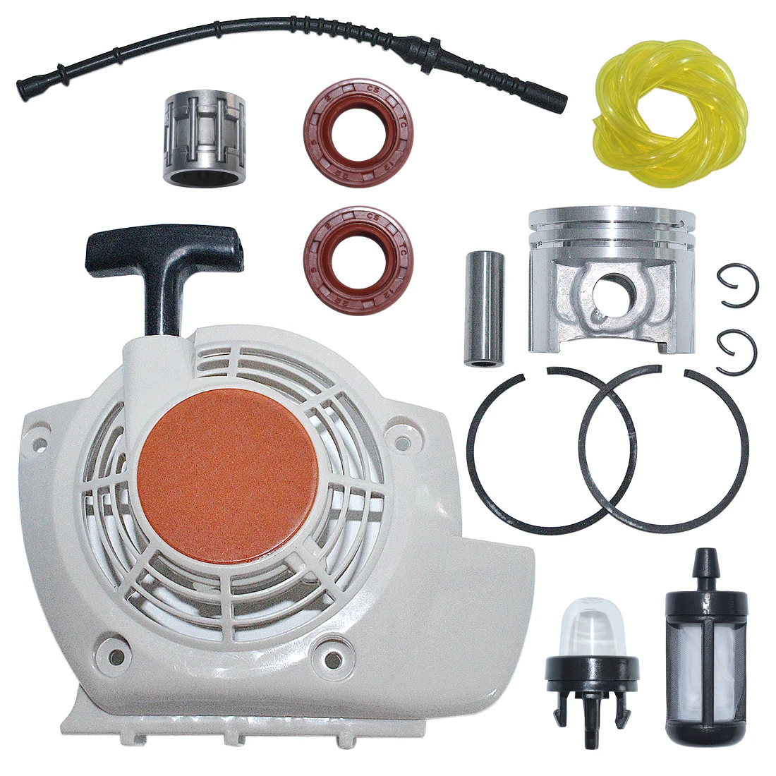 Recoil Pull Starter For Stihl FS120 FS200 FS250 40mm Piston Fuel Filter Line Kit 4-Stroke Grass Trimmer Garden Tool Parts
Recoil Pull Starter For Stihl FS120 FS200 FS250 40mm Piston Fuel Filter Line Kit 4-Stroke Grass Trimmer Garden Tool Parts