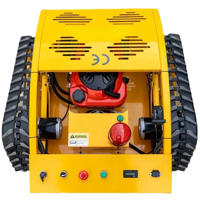 Yellow remote control lawn mower, intelligent remote control lawn mower rotates 360 degrees
Yellow remote control lawn mower, intelligent remote control lawn mower rotates 360 degrees