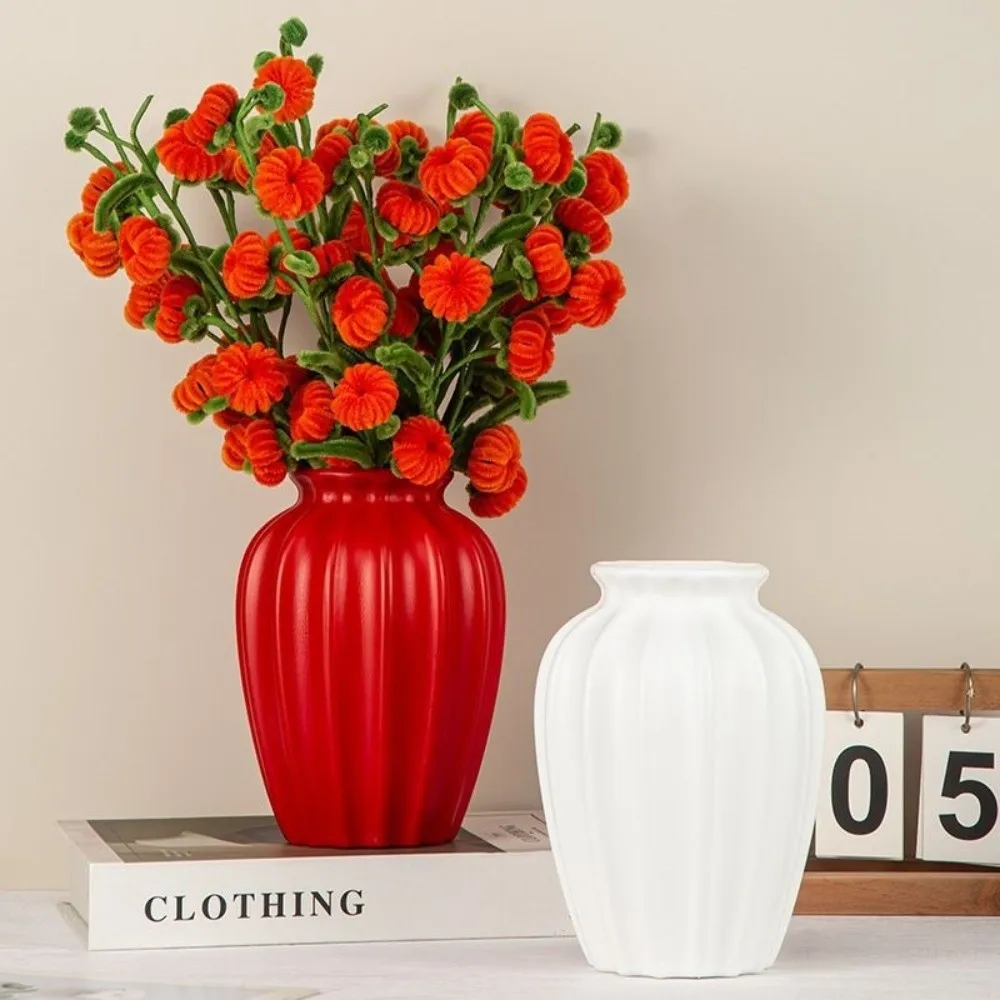 Plastic Flower Vase Imitation Ceramic Solid Color Flower Pot Living Room Decoration Household Flower Arrangement Container
Plastic Flower Vase Imitation Ceramic Solid Color Flower Pot Living Room Decoration Household Flower Arrangement Container
