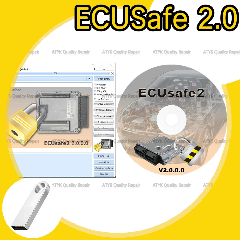 ECUSafe 2.0 2024 hot selling Car Repair 2.0 ecusafe Vehicle Maintenance Diagnostic software tuning auto tool new vci Code reader
ECUSafe 2.0 2024 hot selling Car Repair 2.0 ecusafe Vehicle Maintenance Diagnostic software tuning auto tool new vci Code reader