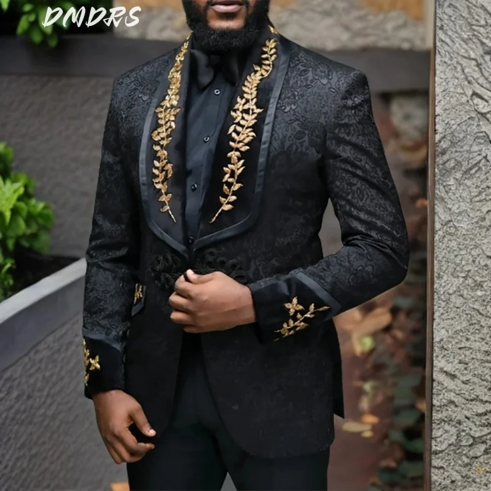 Elegant Jacquard Business Stylish Casual Single Breasted Dress Suit 2 Piece Wedding Suit For Men Office Work Party Prom
Elegant Jacquard Business Stylish Casual Single Breasted Dress Suit 2 Piece Wedding Suit For Men Office Work Party Prom