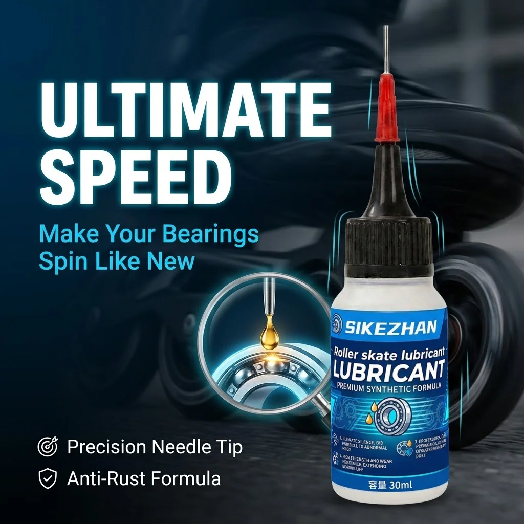 Roller Skate Bearing Lubricant Oil Inline Skates Skateboard Longboard Low Friction Speed Cream Anti-Rust Maintenance Liquid Tool
Roller Skate Bearing Lubricant Oil Inline Skates Skateboard Longboard Low Friction Speed Cream Anti-Rust Maintenance Liquid Tool