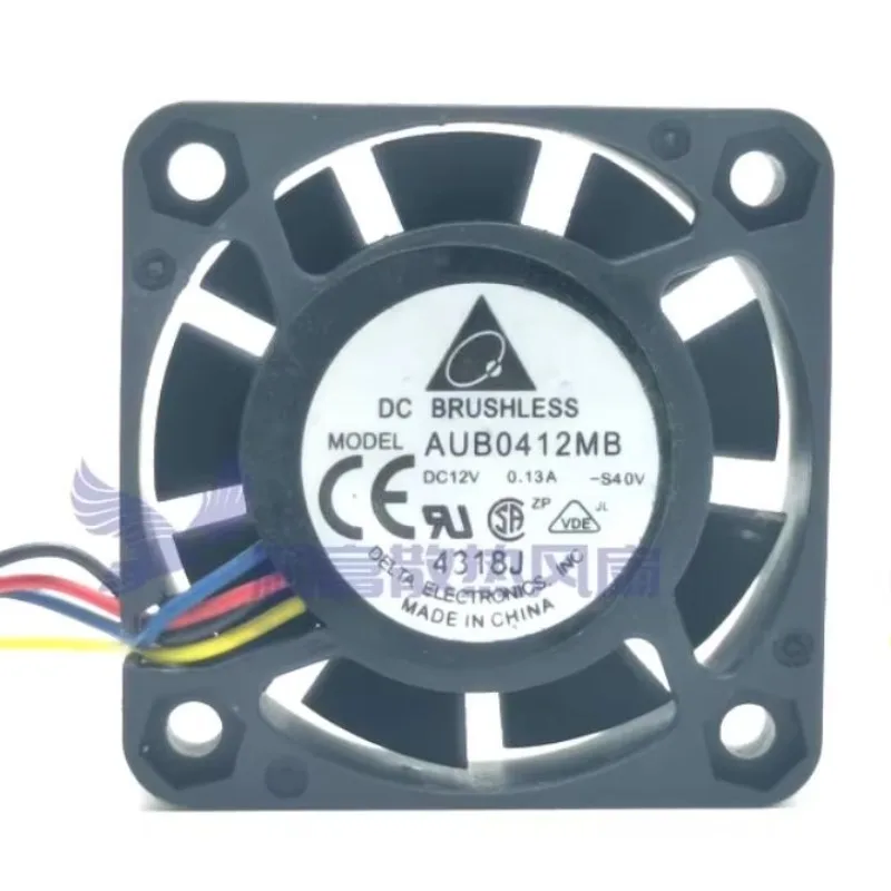 Delta Electronics AUB0412MB DC 12V 0.13A 40x40x15mm 3-Wire Server Cooling Fan
Delta Electronics AUB0412MB DC 12V 0.13A 40x40x15mm 3-Wire Server Cooling Fan