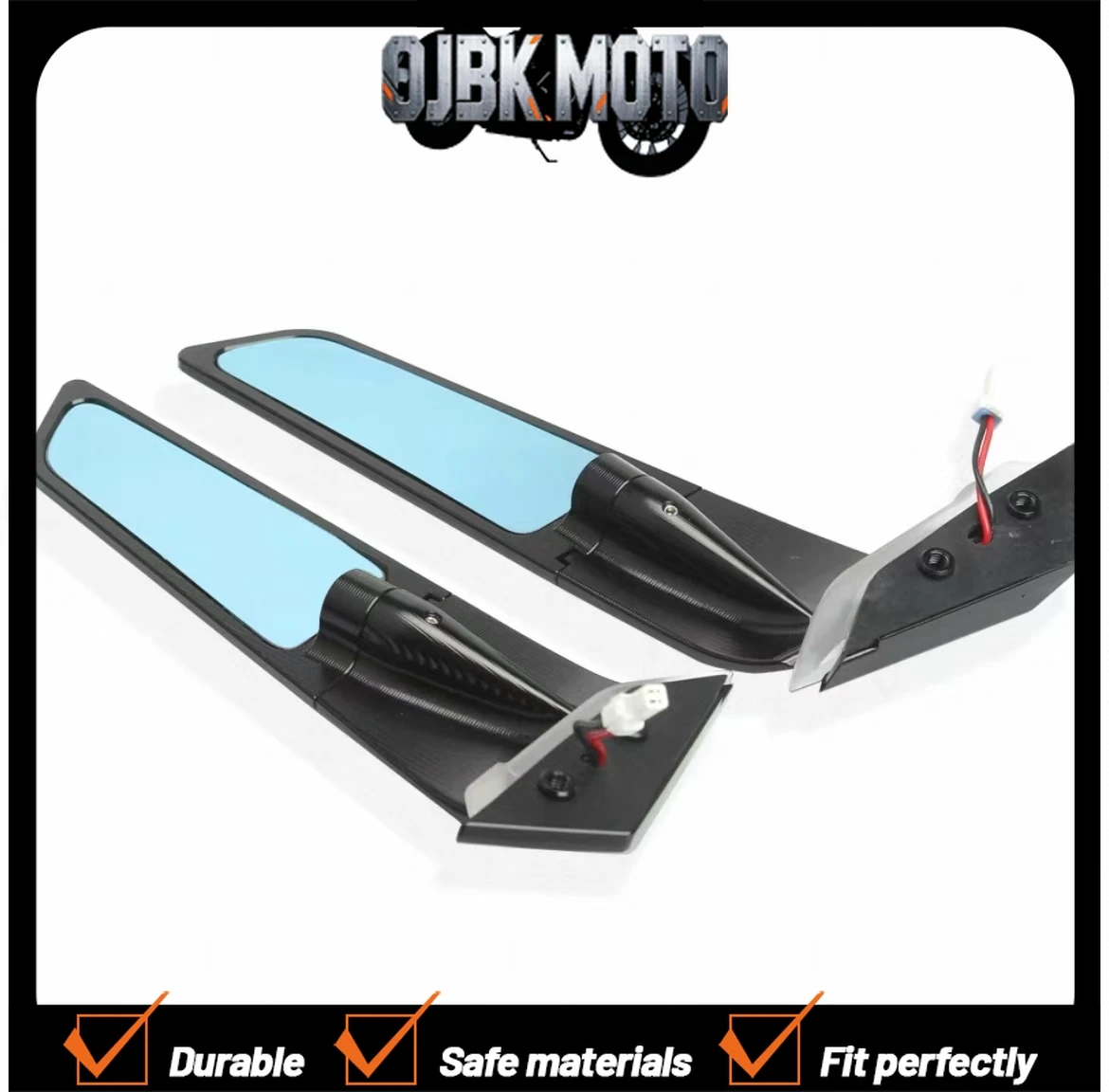 【Perfect fit】For Ducati Panigale V2V4 modified rearview mirror LED turn signal integrated blade fixed wing
【Perfect fit】For Ducati Panigale V2V4 modified rearview mirror LED turn signal integrated blade fixed wing