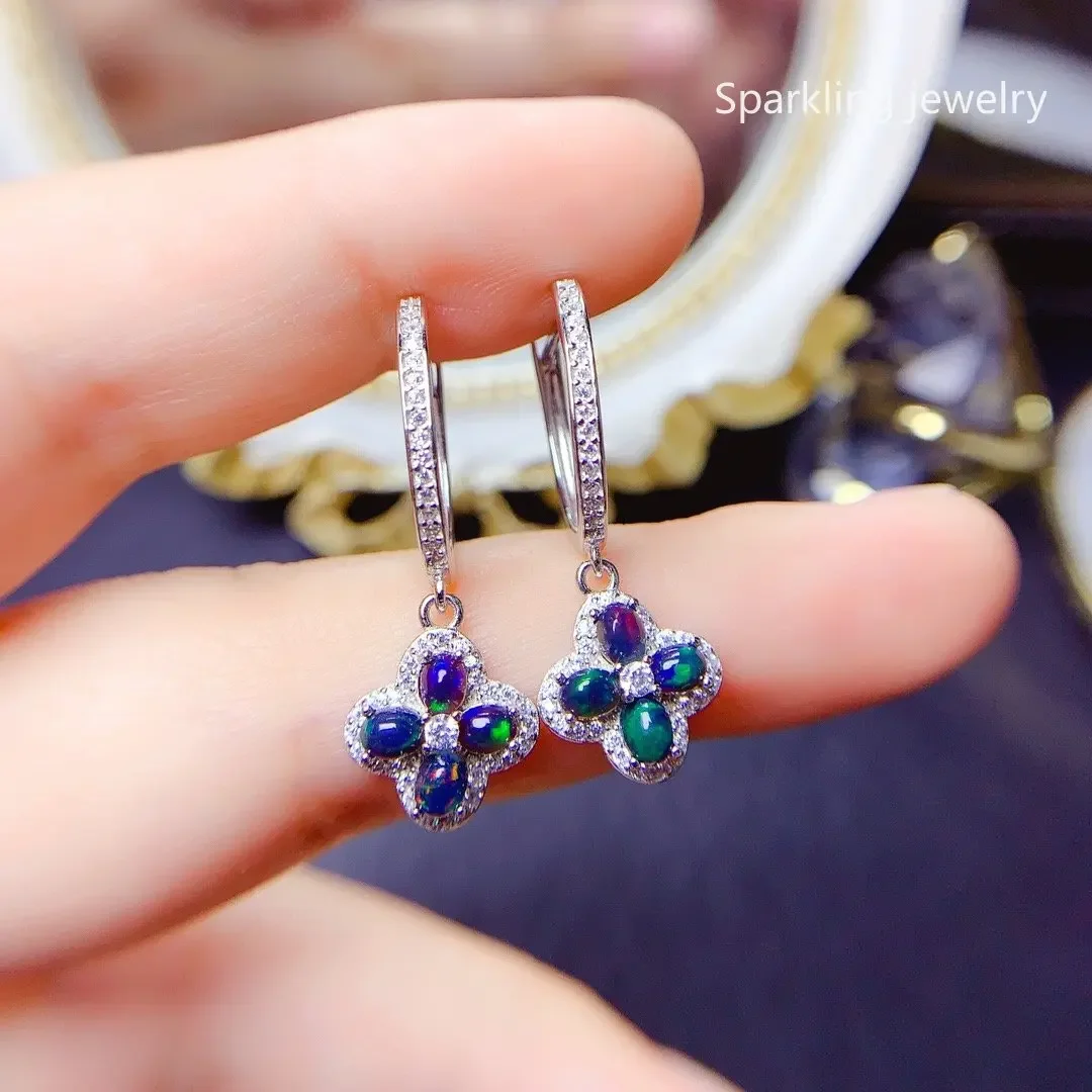 Black Natural Opal Earrings Australian Natural Opal Women 925 Sterling Silver Earrings Carry Certificate
Black Natural Opal Earrings Australian Natural Opal Women 925 Sterling Silver Earrings Carry Certificate