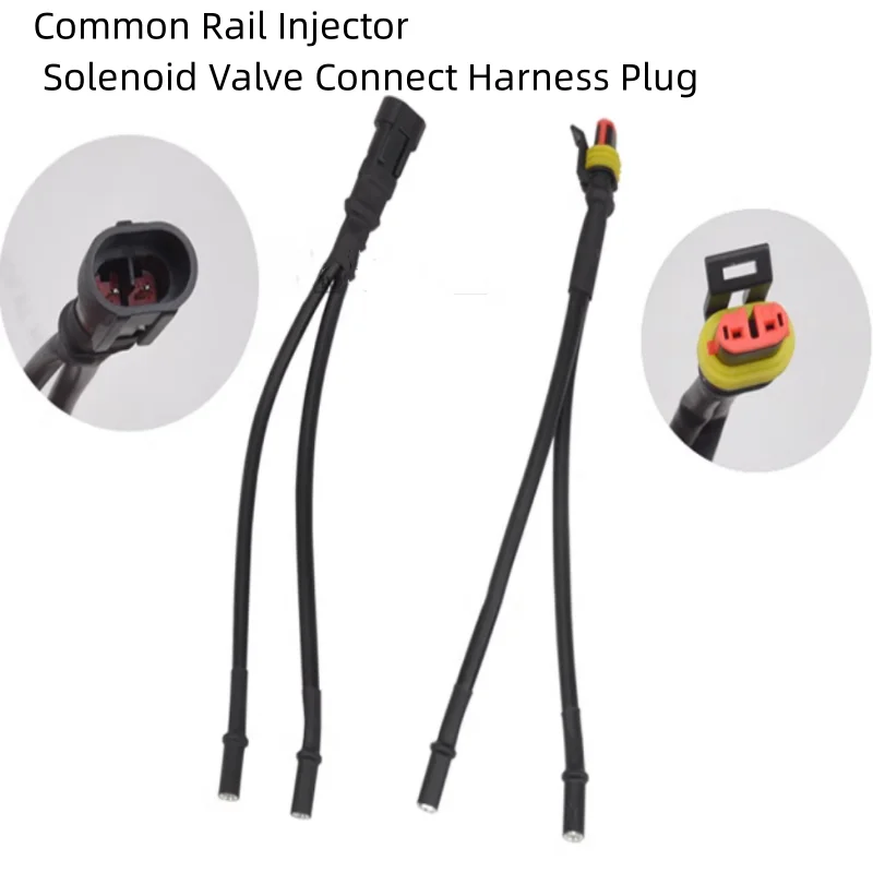 1 шт. дизельный электромагнитный клапан инжектора Common Rail, разъем жгута проводов для большинства видов инжекторов
1 шт. дизельный электромагнитный клапан инжектора Common Rail, разъем жгута проводов для большинства видов инжекторов