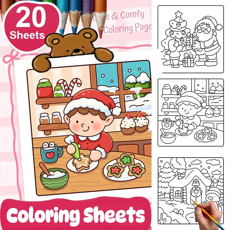 20 листов бумаги для раскрашивания «Счастливая зима» для снятия стресса у взрослых | Цветные листы бумаги для подарков ко Дню святого Валентина
20 листов бумаги для раскрашивания «Счастливая зима» для снятия стресса у взрослых | Цветные листы бумаги для подарков ко Дню святого Валентина