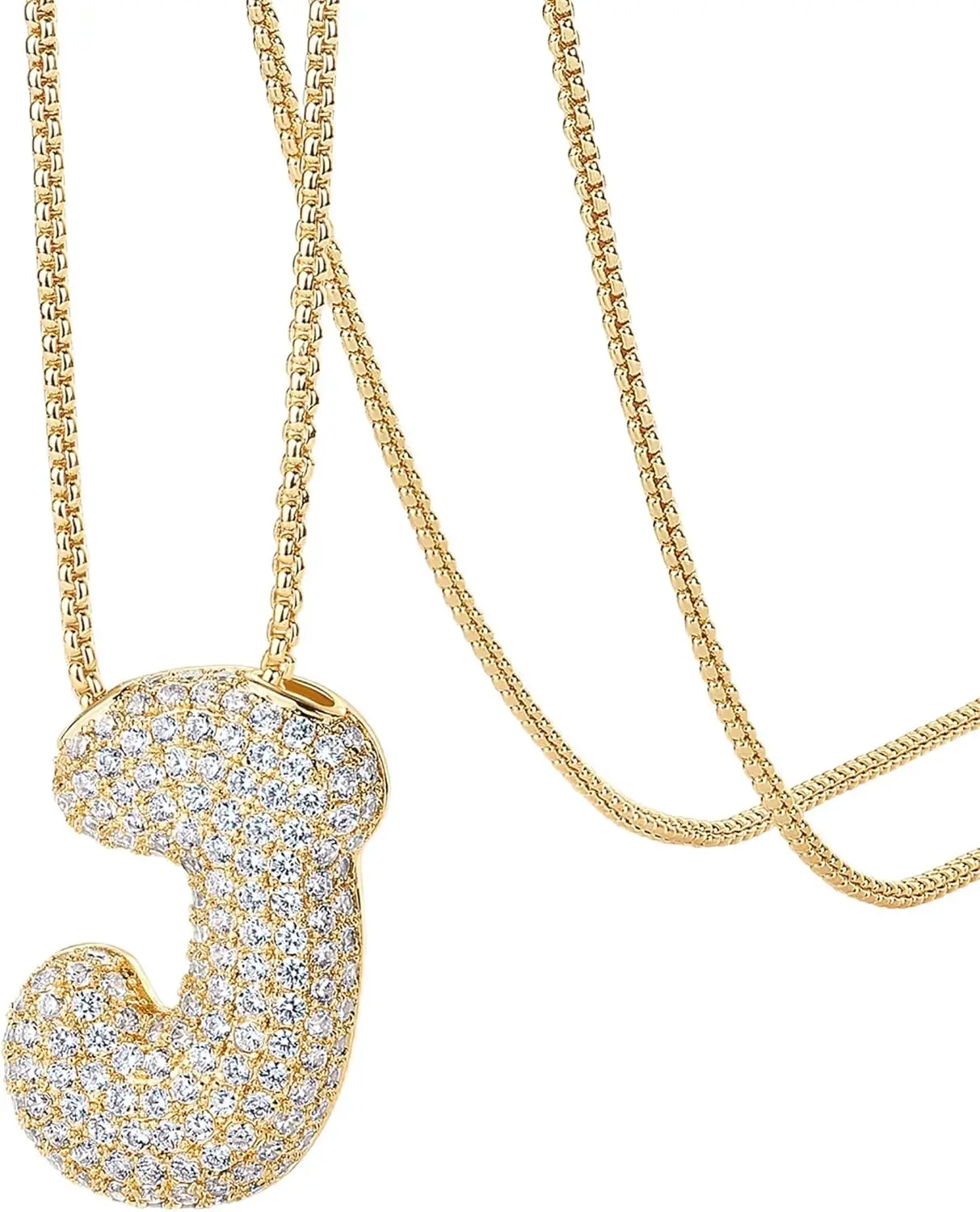 PAVOI 14K Gold Plated Cubic Zirconia Bubble Letter Initial Necklaces for Women | Gold Balloon
PAVOI 14K Gold Plated Cubic Zirconia Bubble Letter Initial Necklaces for Women | Gold Balloon