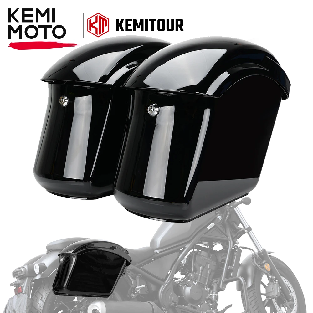 Universal Motorcycle Side Hard Saddle Bags 22L Waterproof with Lock for Softail Sportster for Honda Rebel CM300 Shadow Vulcan
Universal Motorcycle Side Hard Saddle Bags 22L Waterproof with Lock for Softail Sportster for Honda Rebel CM300 Shadow Vulcan