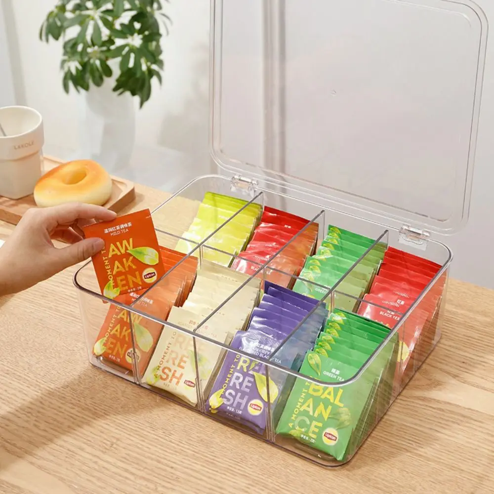 Plastic Tea Bag Storage Box Stackable with Lid Transparent Storage Container Acrylic Organizer Coffee
Plastic Tea Bag Storage Box Stackable with Lid Transparent Storage Container Acrylic Organizer Coffee