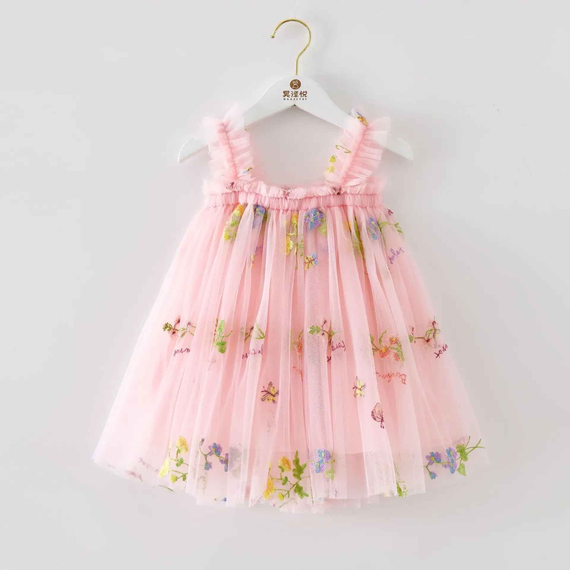 Cute Toddler Girls Flower Embroidery Baby Girl Dress Suspenders Mesh Baby Girl Clothes Birthday Princess Baby Dresses 1-5 Years
Cute Toddler Girls Flower Embroidery Baby Girl Dress Suspenders Mesh Baby Girl Clothes Birthday Princess Baby Dresses 1-5 Years