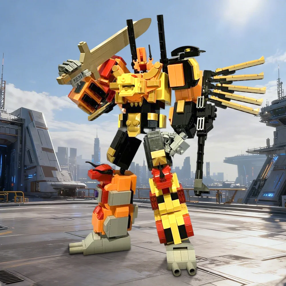 Gobricks MOC Transformersed Predaking Bricks Model Transformed Autobot Predakings Building Blocks Toys Kids DIY Birthday Gifts
Gobricks MOC Transformersed Predaking Bricks Model Transformed Autobot Predakings Building Blocks Toys Kids DIY Birthday Gifts