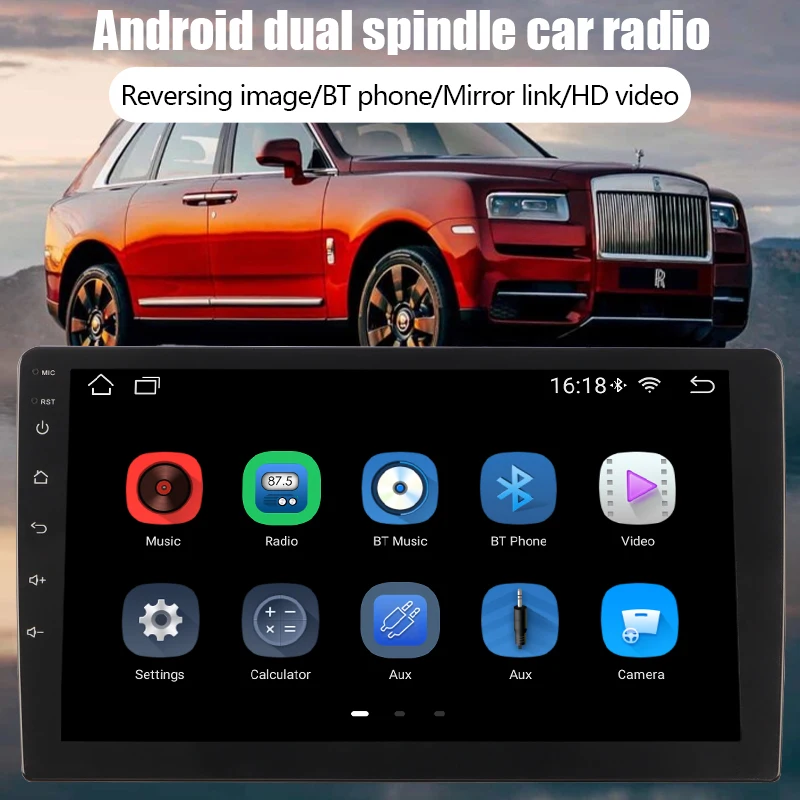 BOSSCAR GPS QLED 7‘’9‘’10‘’HD BT Touchscreen FM 2Din Car Radio Carplay Multimedia Player Android WIFI Universal Auto Autoradio
BOSSCAR GPS QLED 7‘’9‘’10‘’HD BT Touchscreen FM 2Din Car Radio Carplay Multimedia Player Android WIFI Universal Auto Autoradio