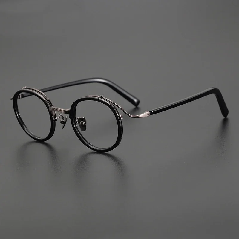 Handmade High Quality Vintage Acetate Glasses Frame Men Round Luxury Designer Eyeglasses Frame Women Retro Korean Brand Eyewear
Handmade High Quality Vintage Acetate Glasses Frame Men Round Luxury Designer Eyeglasses Frame Women Retro Korean Brand Eyewear