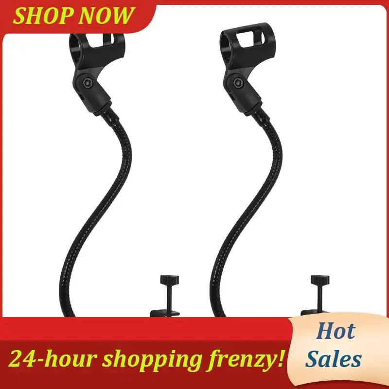 AB31-2 Pcs Microphone Adjustable Stand Flexible Gooseneck Desktop Stands Desk Clamp Recording Equipment For Meeting Lecture
AB31-2 Pcs Microphone Adjustable Stand Flexible Gooseneck Desktop Stands Desk Clamp Recording Equipment For Meeting Lecture