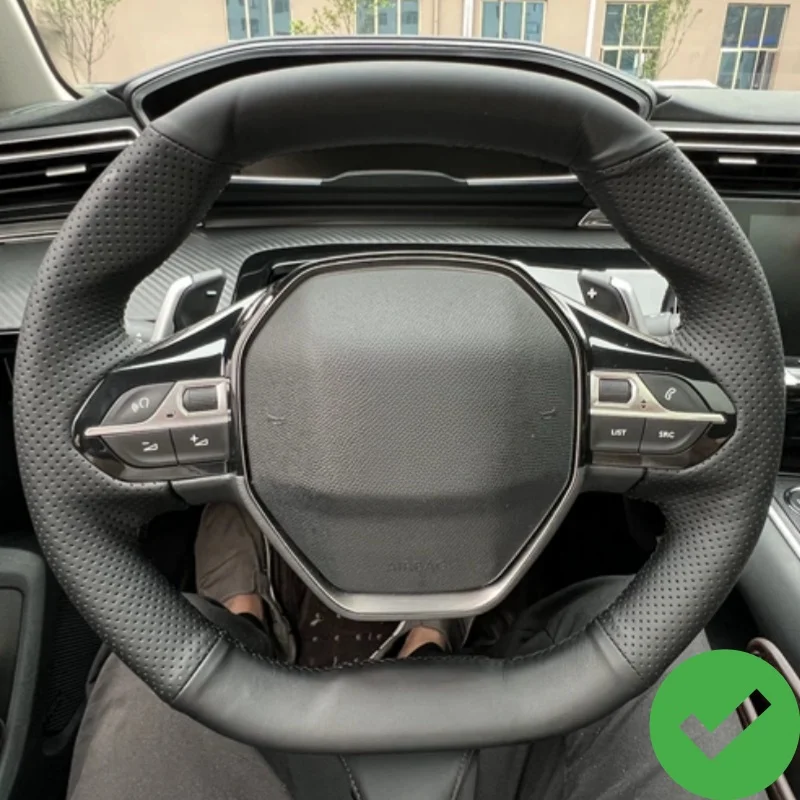 Сшитый вручную удобный чехол на руль из натурального волокна для Peugeot 5008 2016-2019 E-208 508 208 2019 2020 автомобильные аксессуары
Сшитый вручную удобный чехол на руль из натурального волокна для Peugeot 5008 2016-2019 E-208 508 208 2019 2020 автомобильные аксессуары