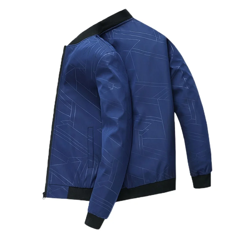 spring Men's autumn clothes new middle-aged and young casual self-cultivation trend men's jacket
spring Men's autumn clothes new middle-aged and young casual self-cultivation trend men's jacket