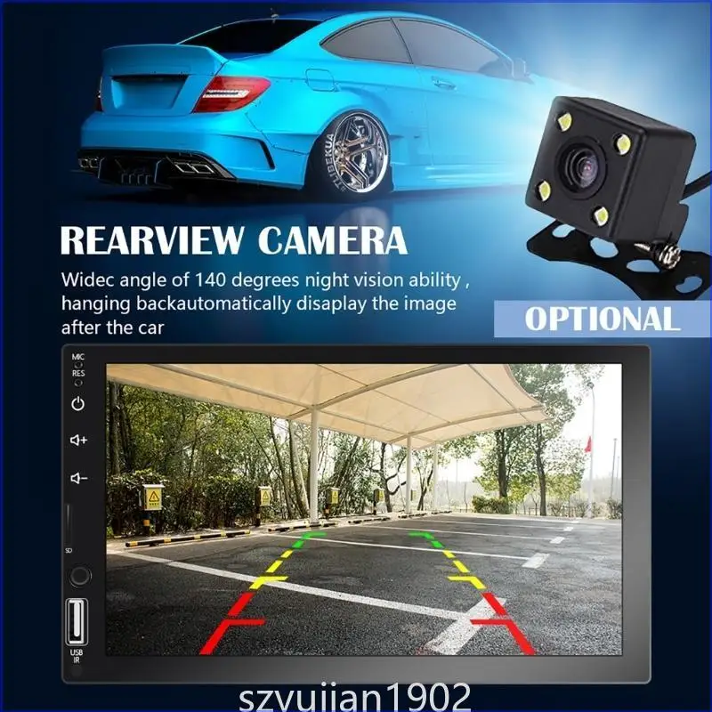 124B 7" Car Radio Auto Double Touch-Screen Stereo Blueteeth-compatible for Vehicles
124B 7" Car Radio Auto Double Touch-Screen Stereo Blueteeth-compatible for Vehicles