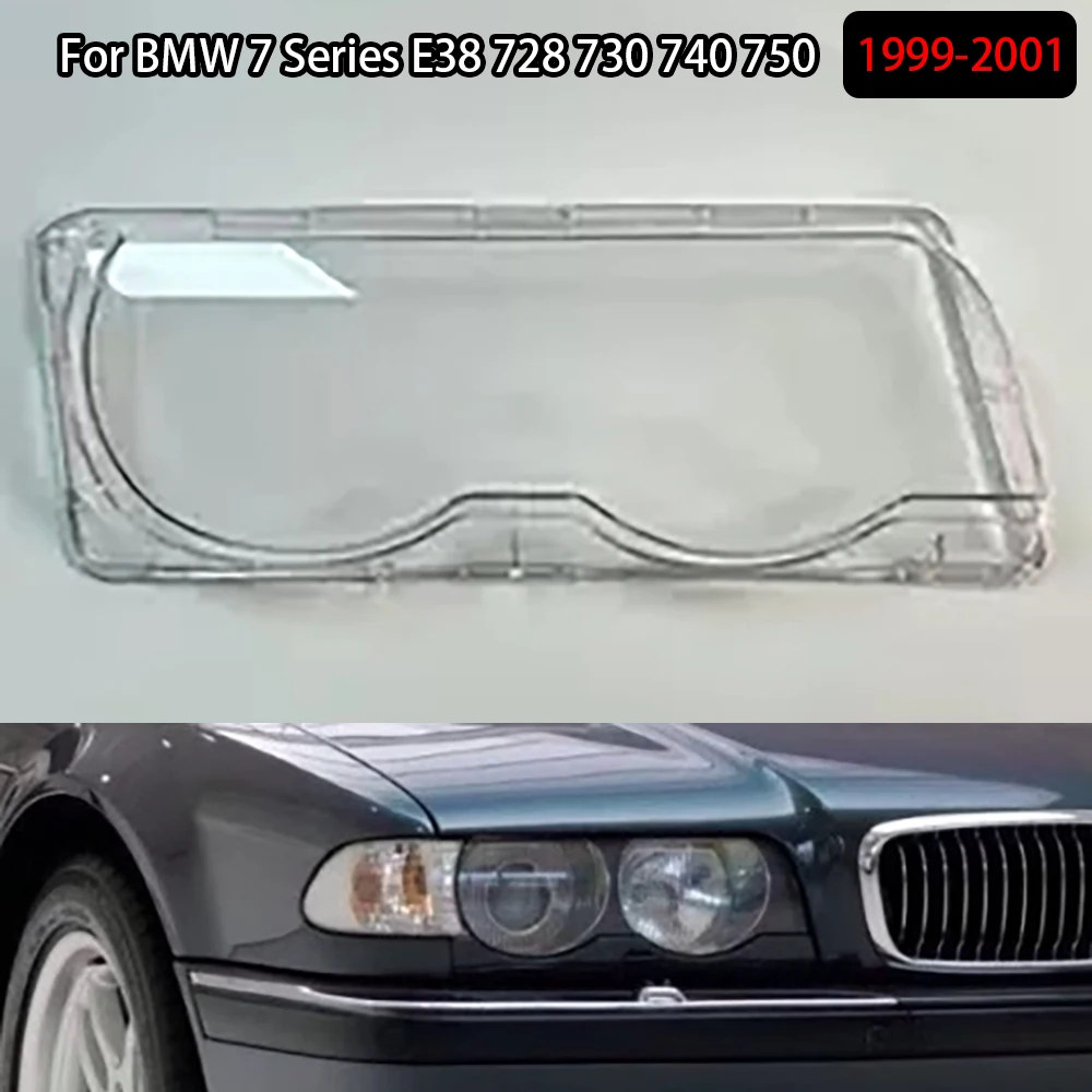 For BMW 7 Series E38 728 730 740 750 1999-2001 Front Headlight Cover Transparent Lampshade Lamp Shell Masks Plexiglass
For BMW 7 Series E38 728 730 740 750 1999-2001 Front Headlight Cover Transparent Lampshade Lamp Shell Masks Plexiglass