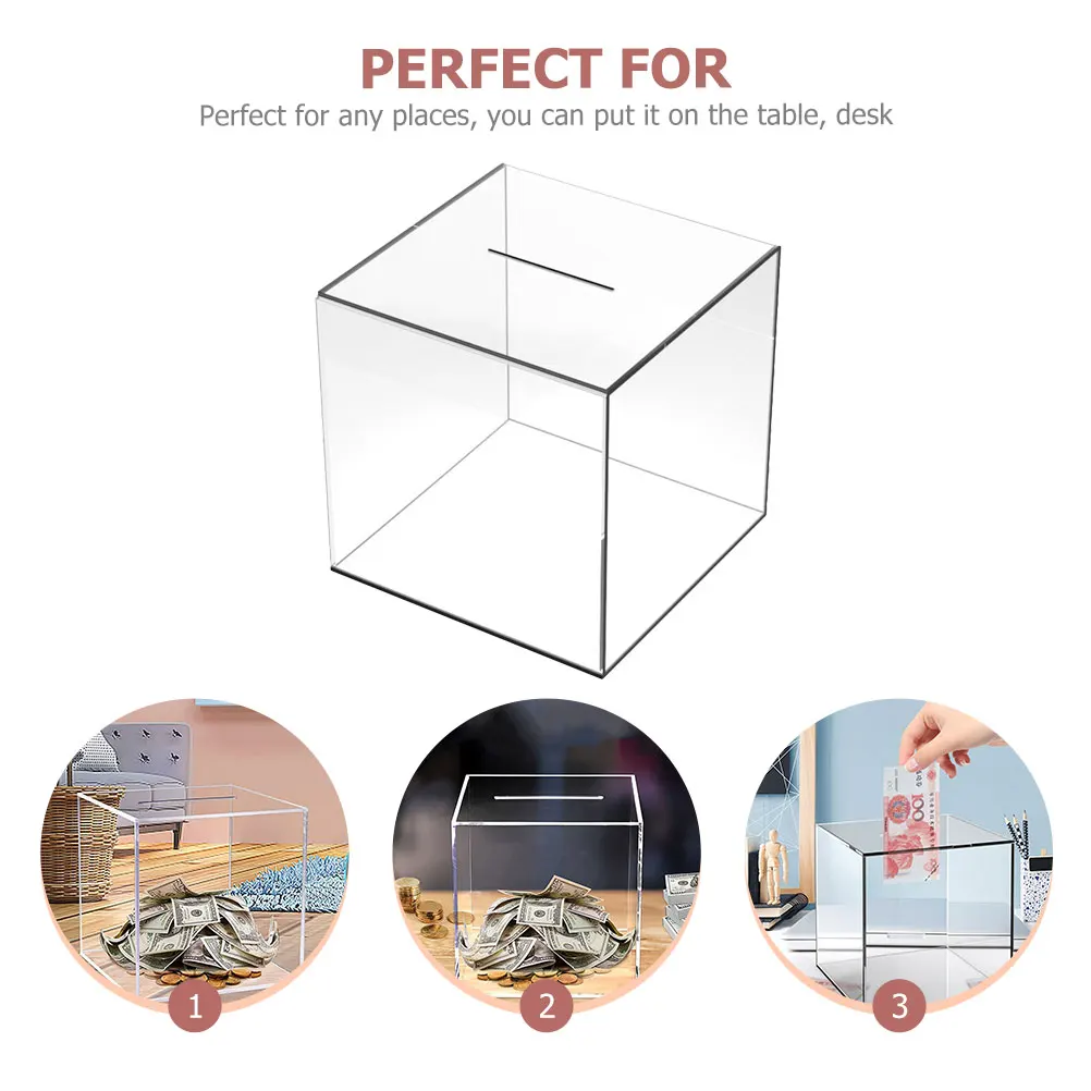 Piggy Bank Gift Coin Jars Money Tin Counter Clear Transparent Saving Pot Container
Piggy Bank Gift Coin Jars Money Tin Counter Clear Transparent Saving Pot Container