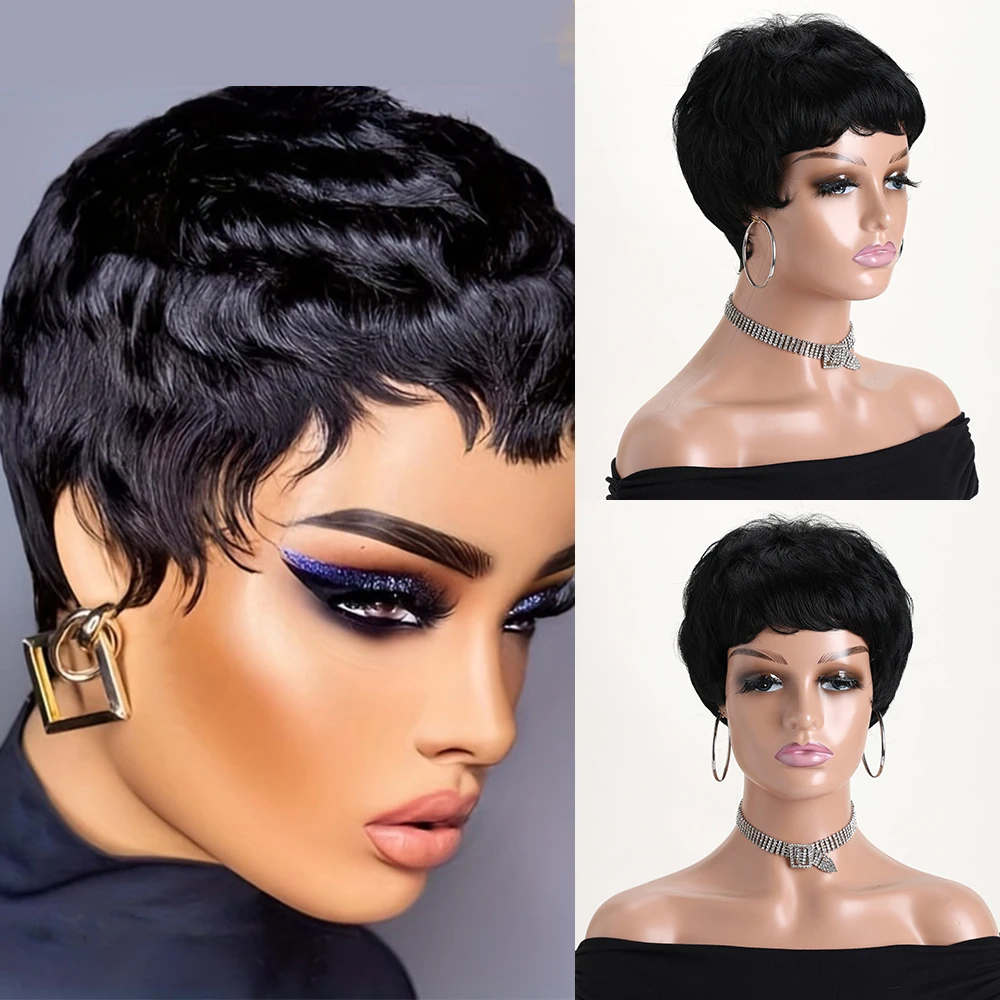 10 Inch Natural Synthetic Short Curly Black Wigs For Women Wig Suitable For Gathering Wedding Ball Party Heat Resistant Hair
10 Inch Natural Synthetic Short Curly Black Wigs For Women Wig Suitable For Gathering Wedding Ball Party Heat Resistant Hair