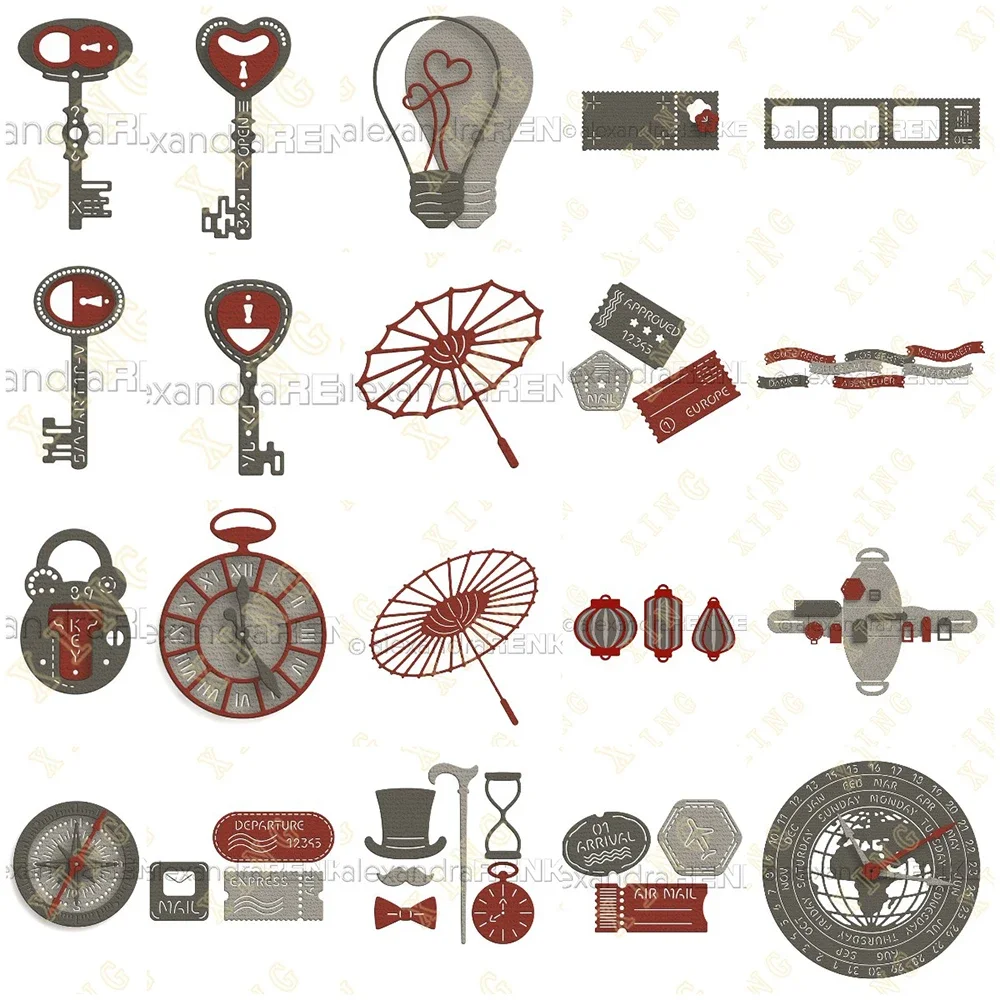Metal Cutting Dies Scrapbook Diary Decoration Stencil Embossing Template Diy Greeting Card Handmade New Arrival Key Lock Parasol
Metal Cutting Dies Scrapbook Diary Decoration Stencil Embossing Template Diy Greeting Card Handmade New Arrival Key Lock Parasol