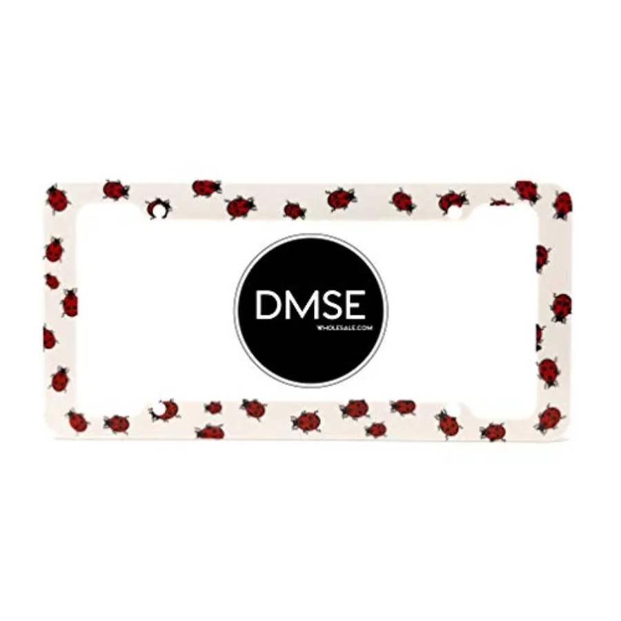 DMSE Plastic License Plate Frame Cover Holder Cool Decorative Design for Any Vehicle Car or Truck Lady Bug
DMSE Plastic License Plate Frame Cover Holder Cool Decorative Design for Any Vehicle Car or Truck Lady Bug