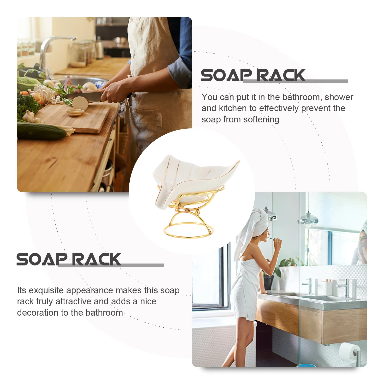 1Set Draining Soap Box Mermaid Tail Style Ceramic and Iron Material Home Bathroom Shower Soap Storage Holder Exquisite
1Set Draining Soap Box Mermaid Tail Style Ceramic and Iron Material Home Bathroom Shower Soap Storage Holder Exquisite